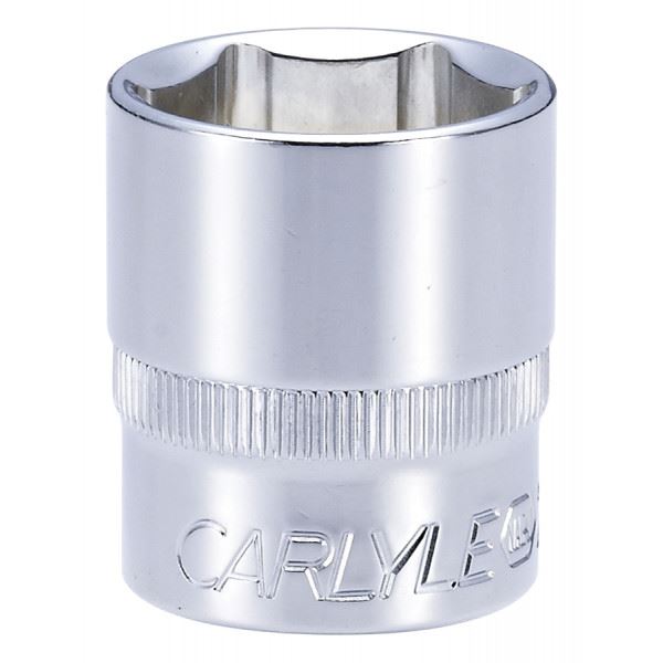 Carlyle Hand Tools 3/8Dr 21mm 6Pt Chrome Socket S38021M Caryle Tools - Dynamic Drive