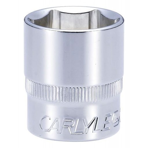 Carlyle Hand Tools 3/8Dr 21mm 6Pt Chrome Socket S38021M Caryle Tools - Dynamic Drive
