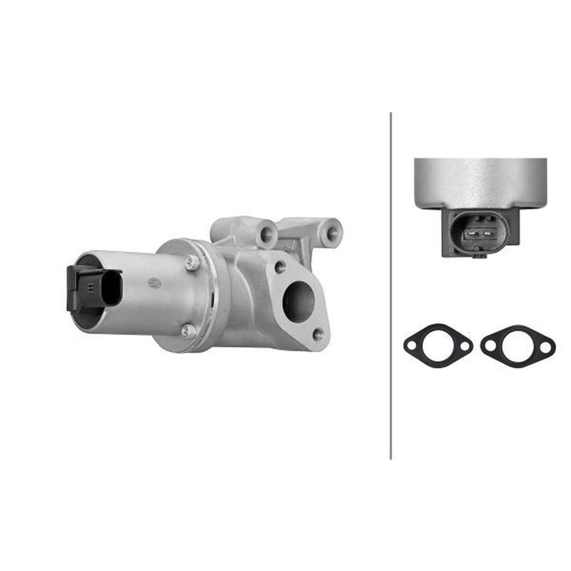 Hella Exhaust Gas Recirculation Valve fits Hyundai I20 I 2008-2015 1.4 1.6