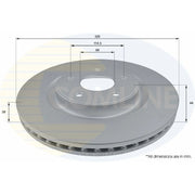 Comline Front & Rear Brake Discs & Pads fits Nissan X-Trail III 2013 on 2.5