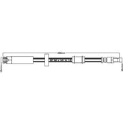 Juratek Brake Hydraulic Hose Line Front fits Citroën Relay I 1994-2002