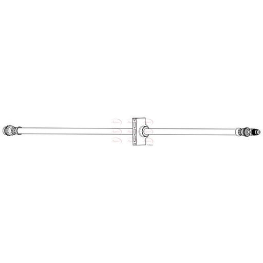 Apec Brake Hydraulic Hose Line Front HOS4443