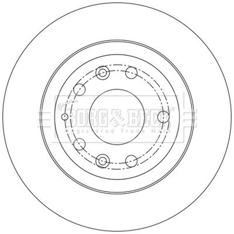 Borg & Beck Front & Rear Brake Discs & Pads fits Mazda CX-3 2015-2018