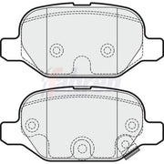 Fahren Rear Brake Pad Set FBP3516