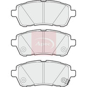 Apec Front Brake Pad Set fits Mazda 2 2007-2015 1.3 1.4 1.5 1.6