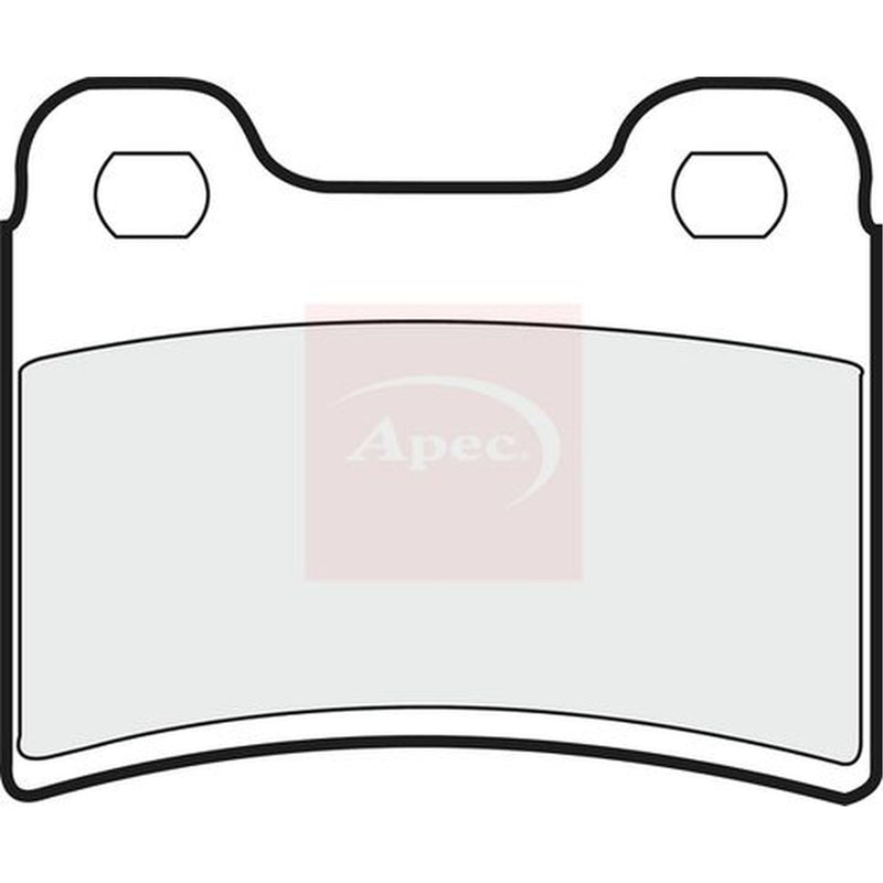 Apec Rear Brake Pad Set fits Ford Escort 1991-1998 1.6 1.8