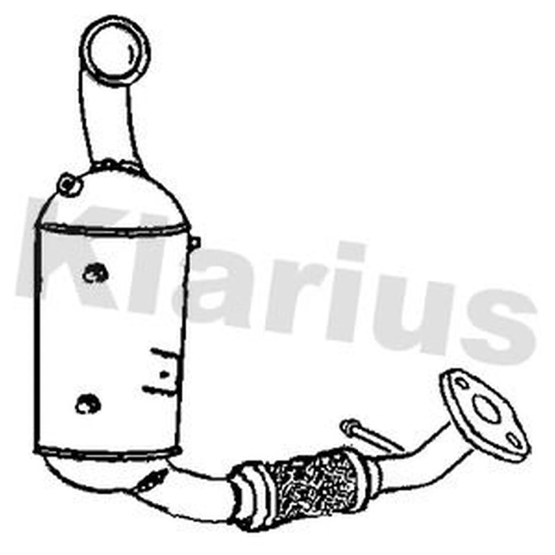 Klarius Diesel Particulate Filter W/Cat T/A fits Ford Fiesta VI 2010-2012 1.4