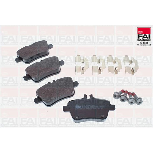 FAI Rear Brake Pad Set fits Infiniti Q30 2015 on 1.5 1.6 2.0 2.2