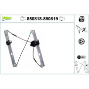 Valeo Electric Window Regulator Lifter Left Front 850818