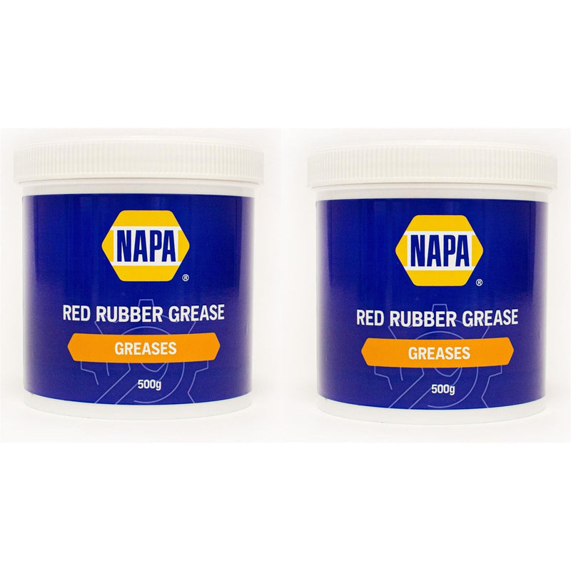 2x NAPA Red Rubber Grease Brake Caliper Pistons & Hydraulic Systems 500g NAPA - Dynamic Drive