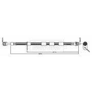 Borg & Beck Brake Hydraulic Hose Line Rear Right BBH8827
