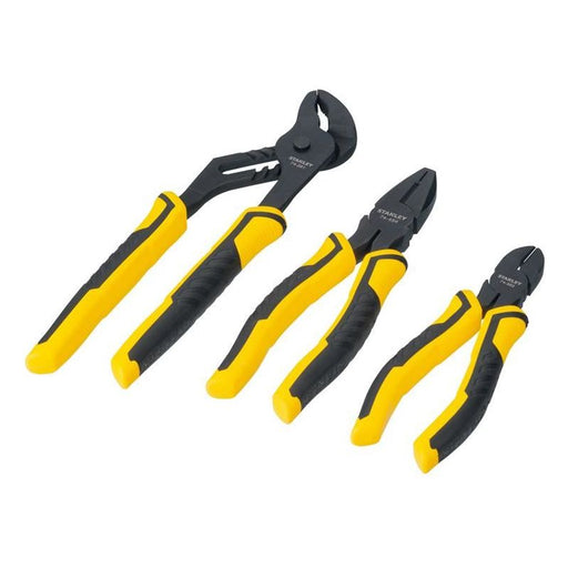 Stanley® Hand Tools ControlGrip™ Pliers Set, 3 Piece STANLEY® Hand Tools - Dynamic Drive