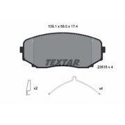 Textar Front Brake Pad Set 2351503