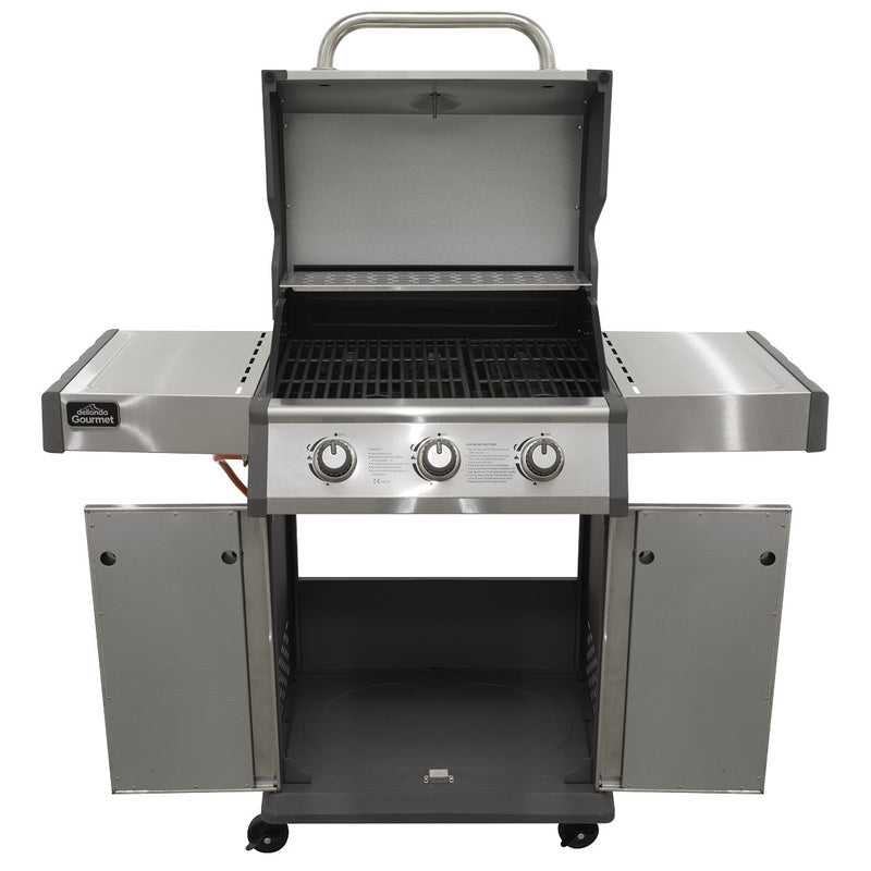 Dellonda 3 Burner Deluxe Gas BBQ Dellonda  - Dynamic Drive