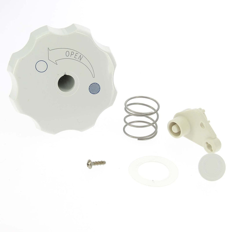 Thetford Cassette Flush Knob Assembly White 1637762 Thetford - Dynamic Drive