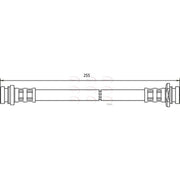 Apec Brake Hydraulic Hose Line Rear fits Suzuki Grand Vitara I 1998-2005