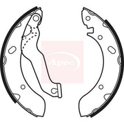 Apec Brake Shoe Set Axle Kit fits Hyundai Coupe I 1996-2002 1.6