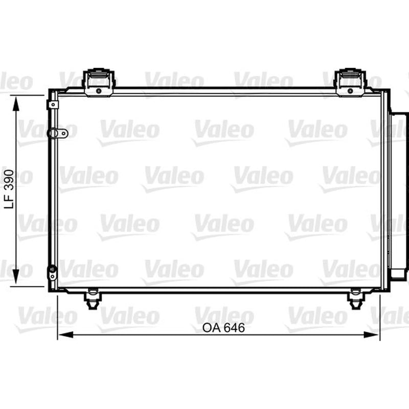Valeo Air Conditioning Condenser 814208