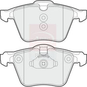 Apec Front & Rear Pads fits Volvo V70 2005-2008