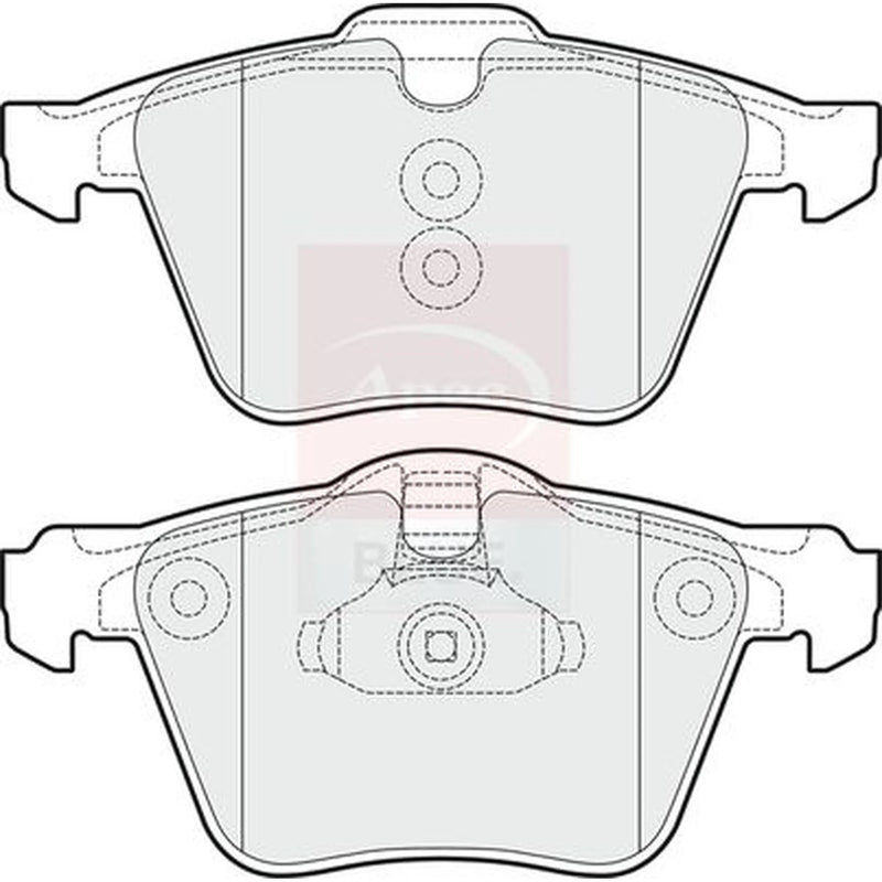 Apec Front Brake Pad Set PD3208