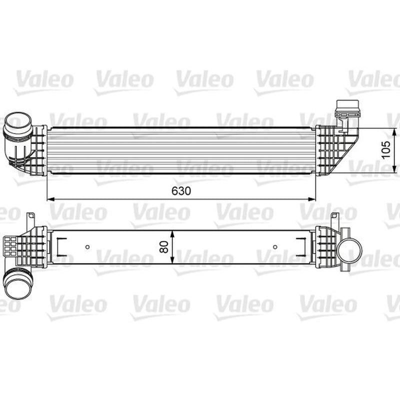 Valeo Intercooler (Charge Air Cooler) 818636