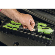 Sealey Screwdriver Set 8pc Hammer-Thru Hi-Vis Green HV002 Sealey - Dynamic Drive