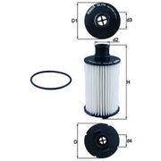 Mahle Engine Oil Filter OX 774D