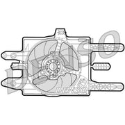 Denso Engine Cooling Fan DER09031