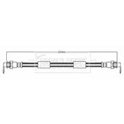 Borg & Beck Brake Hydraulic Hose Line inner BBH8744