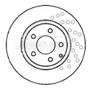 Borg & Beck Front / & Rear / Brake Discs & Pads fits Mercedes-Benz S-Class