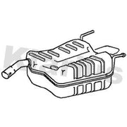 Klarius Box With Tail Pipe Rear fits Opel Vectra C 2002-2008 2.2