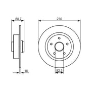 Bosch Front & Rear Brake Discs & Pads fits Renault Scénic II 2005-2008 2.0