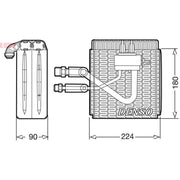 Denso Air Conditioning Evaporator DEV09005