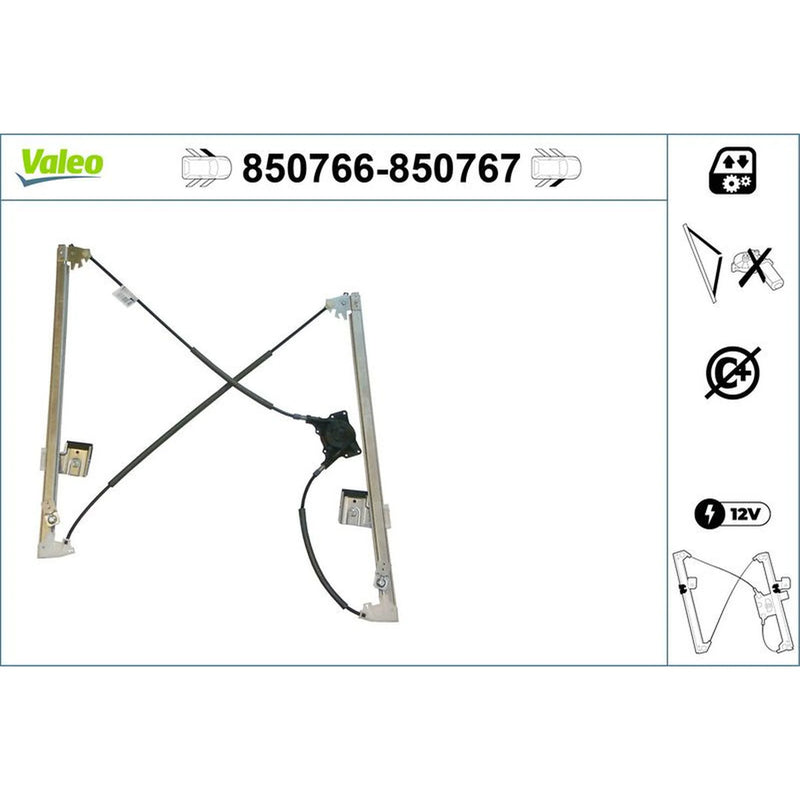 Valeo Electric Window Regulator Lifter Left Front 850766