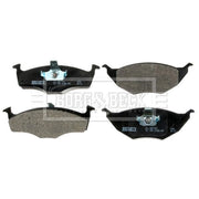 Borg & Beck Front Brake Vented Discs & Pads fits VW Lupo I 1999-2005 1.2