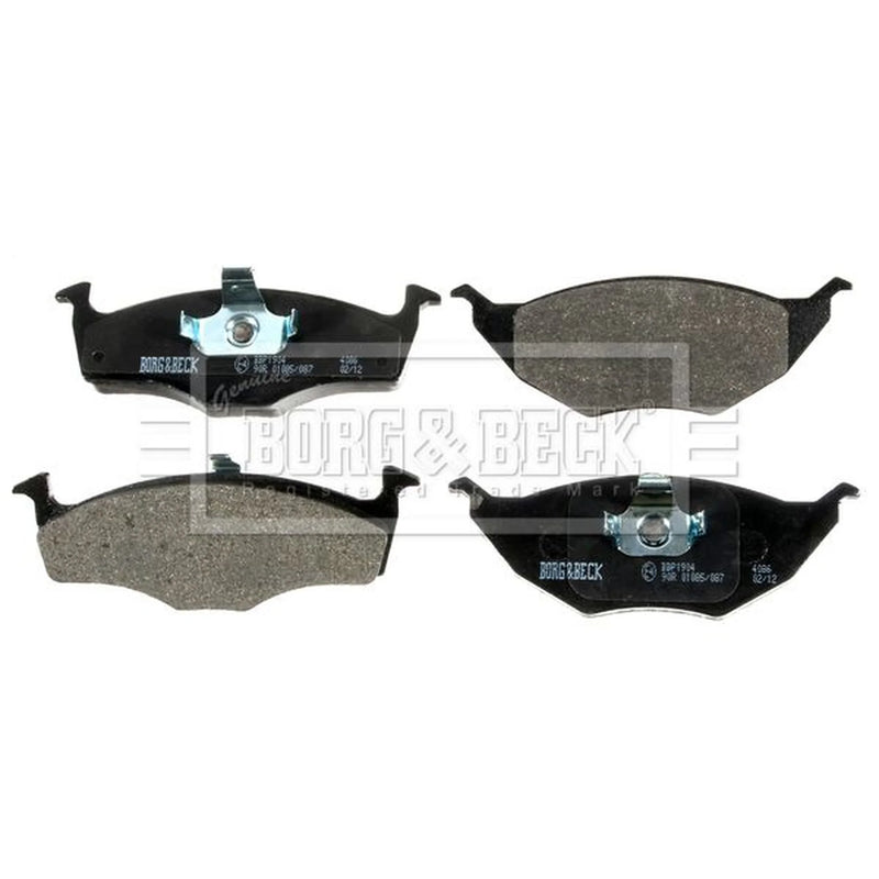Borg & Beck Front Brake Vented Discs & Pads fits VW Lupo I 1999-2005 1.2