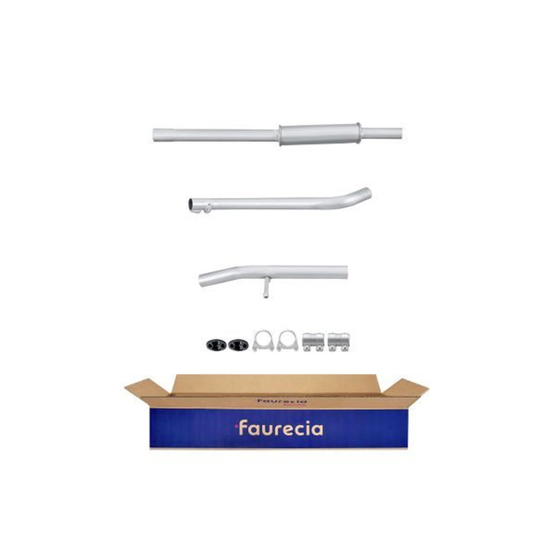 Hella Middle Silencer fits Dacia Logan Mcv 2007 on 1.6