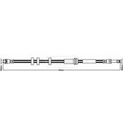 Borg & Beck Brake Hydraulic Hose Line Rear Right BBH8609