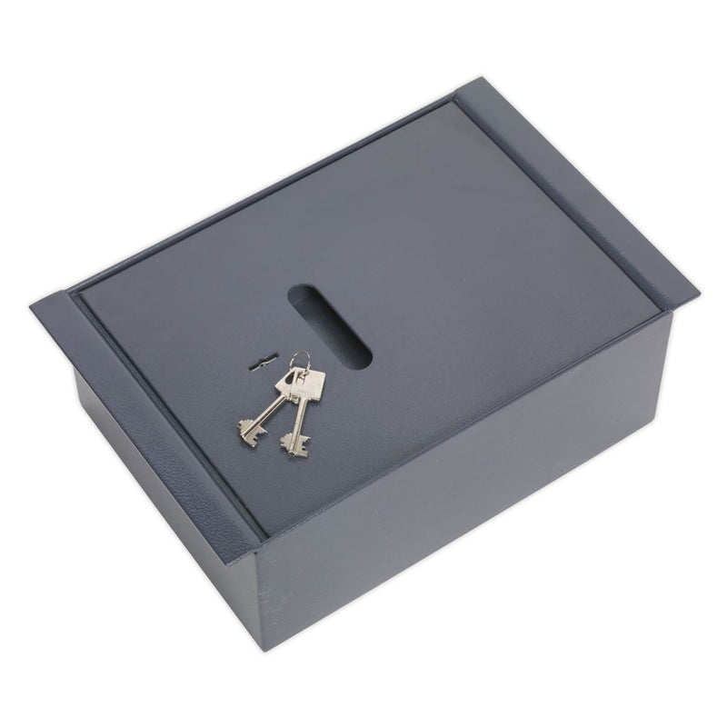 Sealey Key Lock Floor Safe 260 x 400 x 140mm SKFS01 Sealey - Dynamic Drive