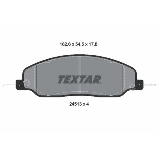 Textar Front Brake Pad Set 2451301