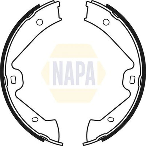 NAPA Parking Brake Shoe Set NBS5051