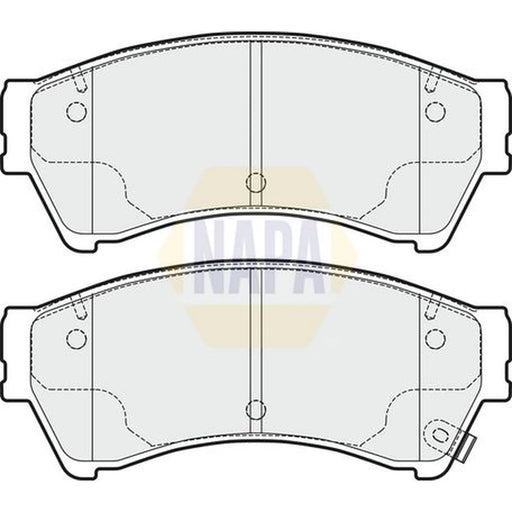 NAPA Front Brake Pad Set NBP1525