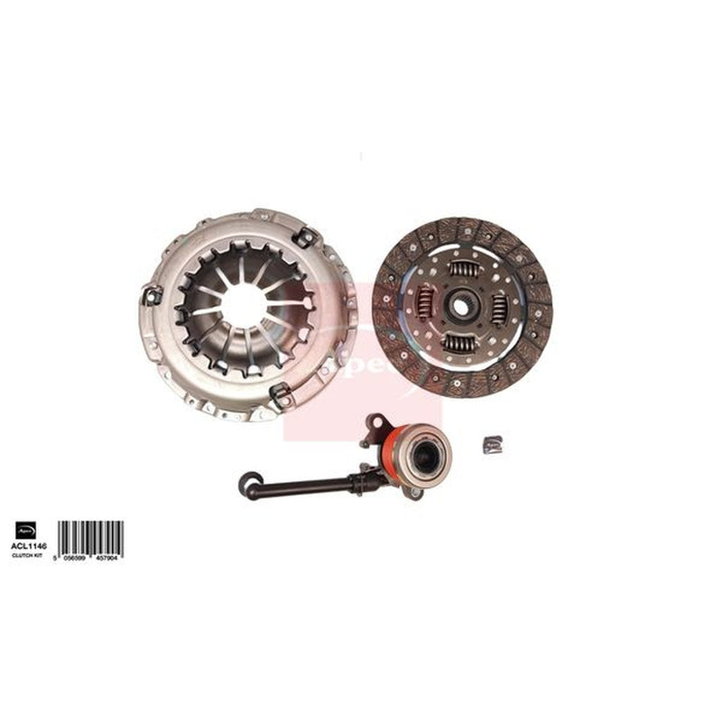 Apec Clutch Kit Set 3pc fits Renault Clio III 2009-2014 1.6