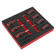 Sealey Premier Premier GripMAX Stubby Screwdriver Set 17pc AK4371 Sealey Premier - Dynamic Drive