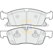 NAPA Front Brake Pad Set fits Jeep Grand Cherokee IV 2011 on 3.0