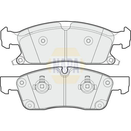 NAPA Front Brake Pad Set NBP1764