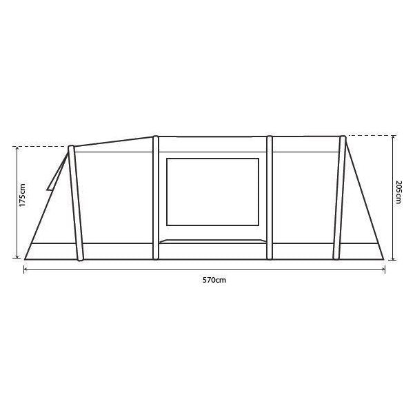 Outdoor Revolution Atom 500 Family Tent Outdoor Revolution - Dynamic Drive