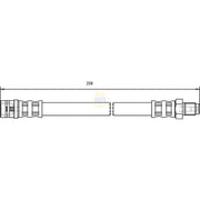 NAPA Brake Hydraulic Hose Line Rear NBH1151