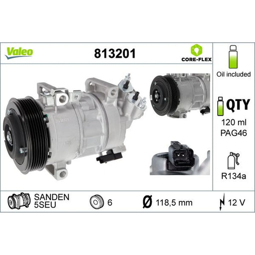 Valeo Air Conditioning Compressor 813201