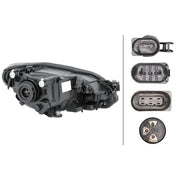 Hella Headlight Headlamp PY21W Left 1LL 012 644-031